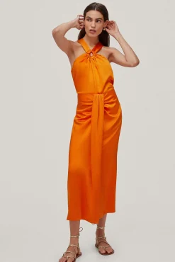 Falda Midi Drapeada^Pedro del Hierro Best