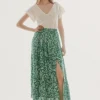 Falda Midi Estampada^Slowlove Best Sale