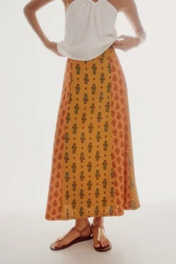 Falda Midi Estampada^Slowlove Fashion