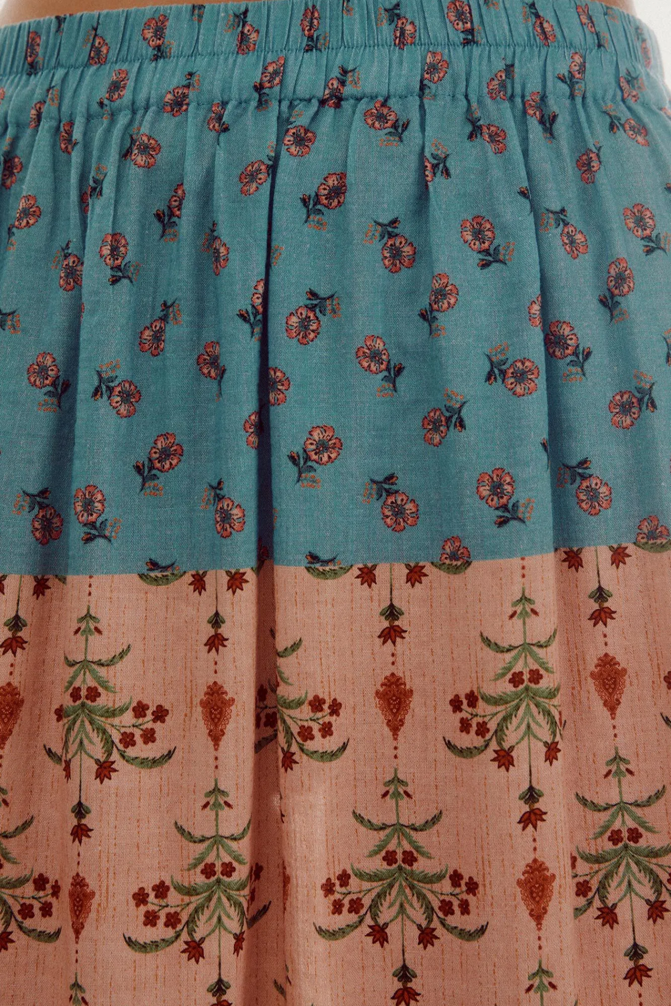 Falda Midi Estampada^Slowlove Cheap