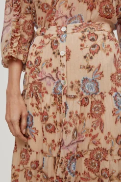 Falda Midi Flores^Pedro del Hierro Fashion