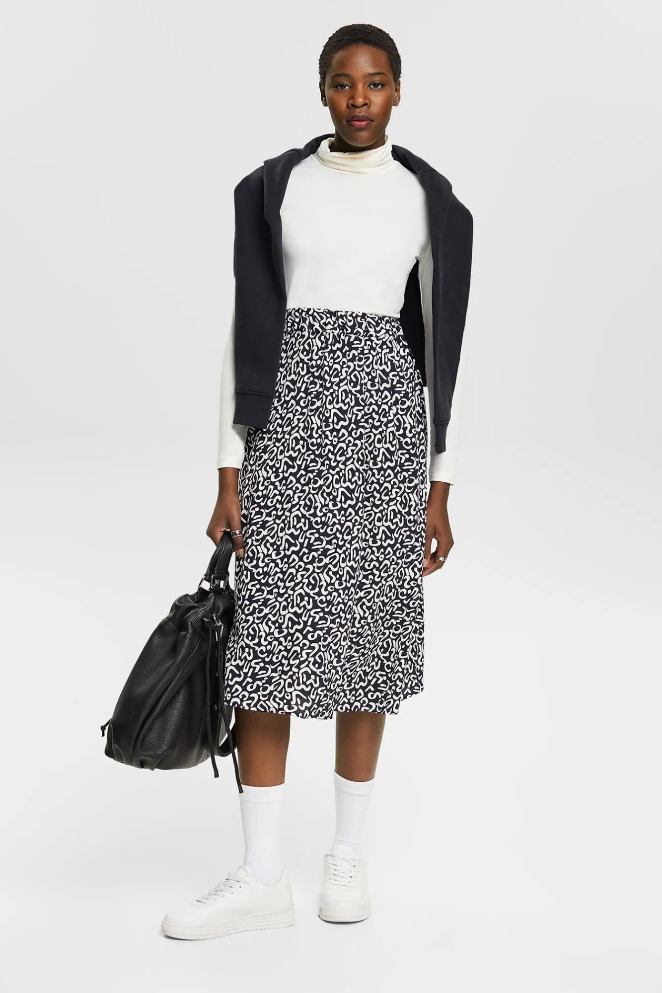 Falda Midi Print Allover Viscosa^Esprit Cheap