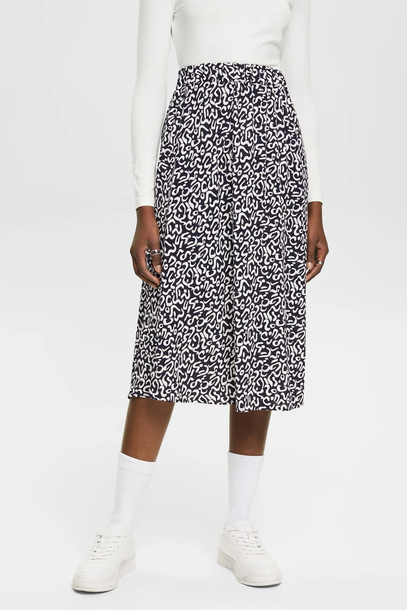 Falda Midi Print Allover Viscosa^Esprit Cheap
