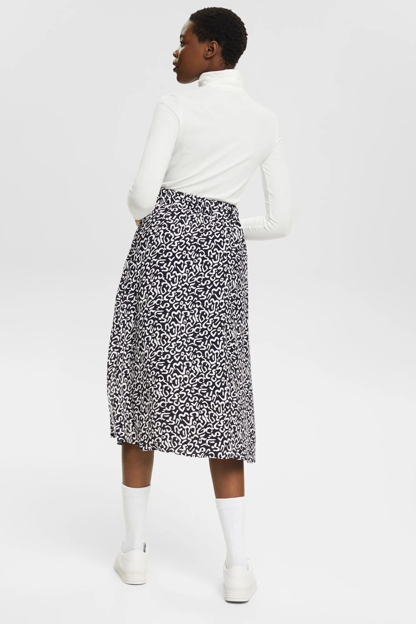 Falda Midi Print Allover Viscosa^Esprit Cheap