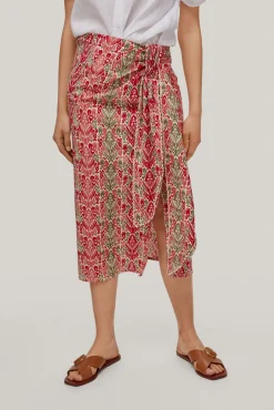 Falda Pareo Estampada^Pedro del Hierro Sale