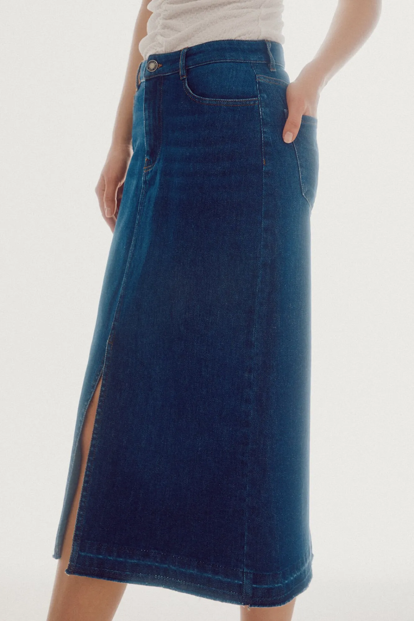Falda Vaquera Larga^Slowlove Discount