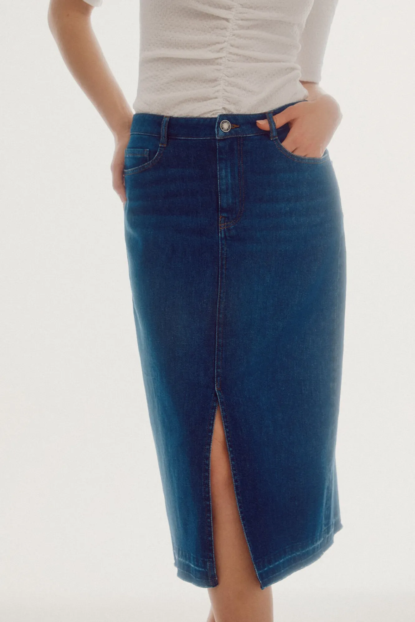 Falda Vaquera Larga^Slowlove Discount