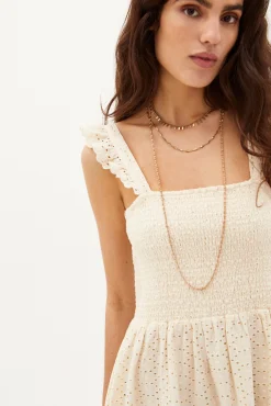 Fatima. Vestido Midi Bordado Suizo^Hoss Intropia Best Sale