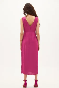 Flora Vestido Midi Satinado^Hoss Intropia Cheap