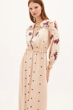 Frida Vestido Midi Bordado^Hoss Intropia Clearance