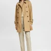 Gabardina Clasica Regular Fit Con Algodon^Esprit Best