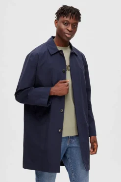 Gabardina Impermeable De Algodon Organico^Selected Store