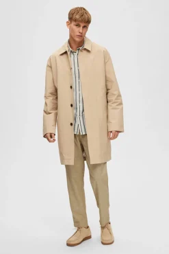 Gabardina Impermeable De Algodon Organico^Selected Discount