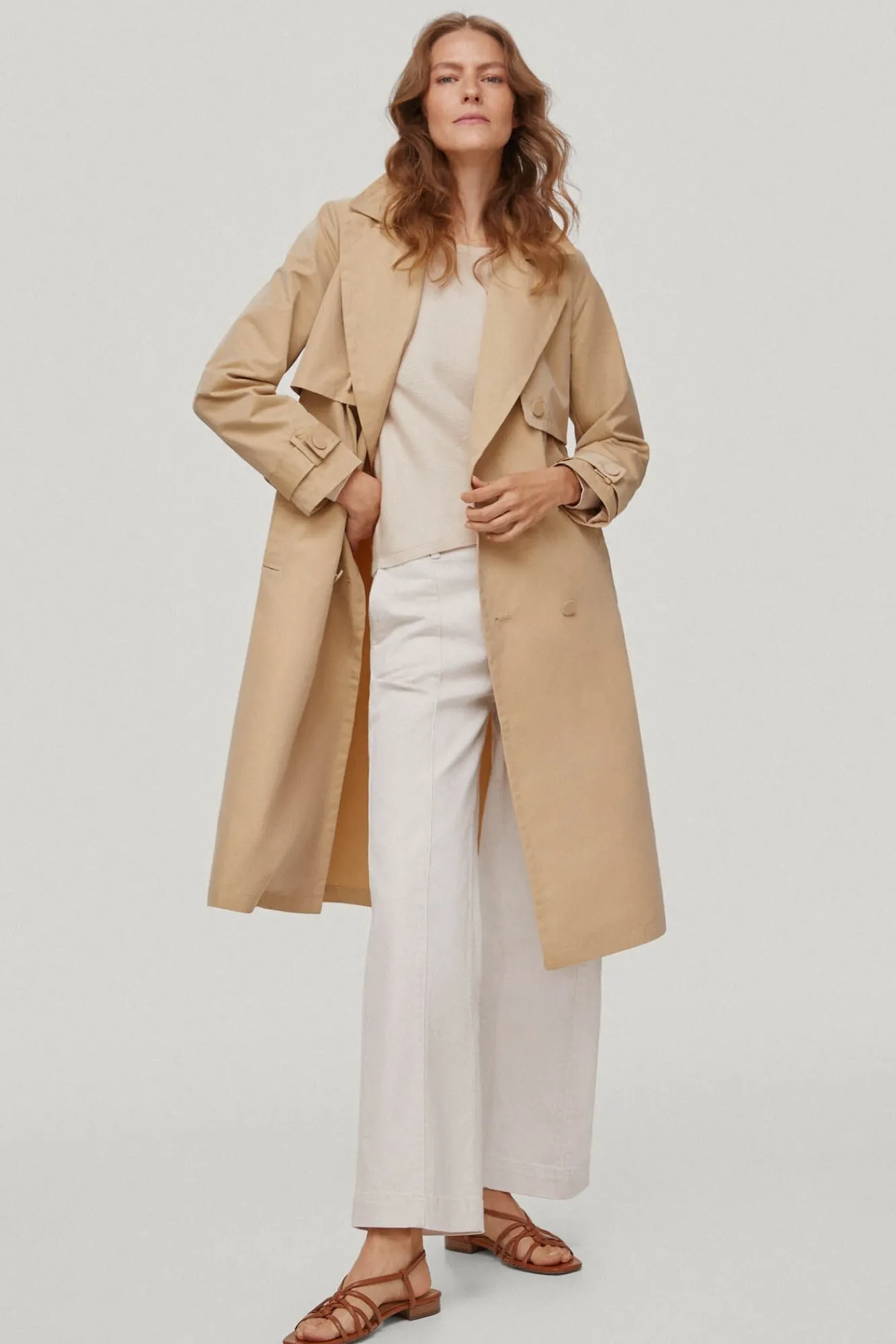 Gabardina Larga Lisa^Pedro del Hierro Discount