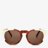Gafas De Sol Unisex Cream/Leo Tortoise Jordaan^Mr. Boho New