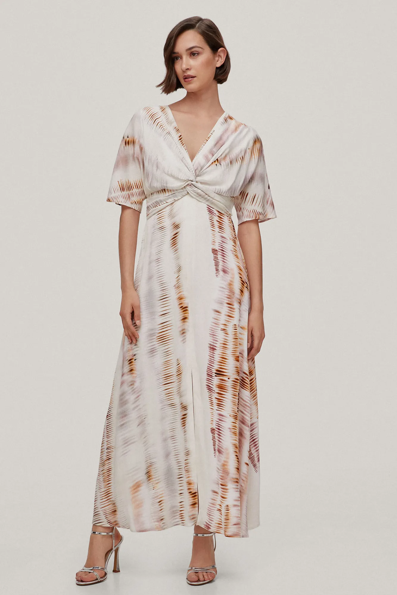 Garza.Vestido Nudo Estampado^TFP by Tamara Falco Store