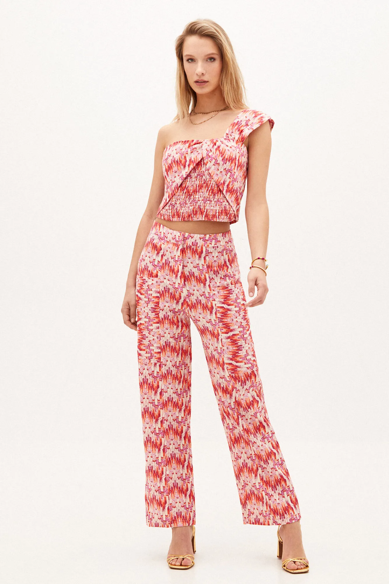 Gladis. Top Asimetrico Estampado^Hoss Intropia Fashion