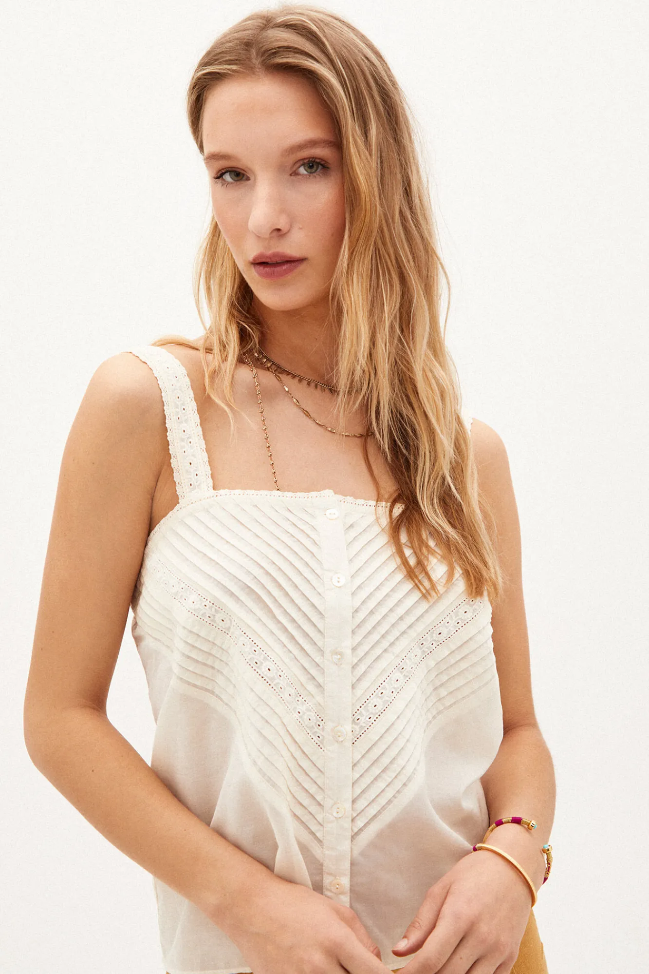 Indra. Top De Algodon Romantico^Hoss Intropia Cheap
