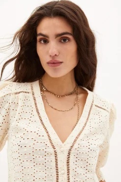 Ines Camisa Algodon Bordado Ingles^Hoss Intropia Best