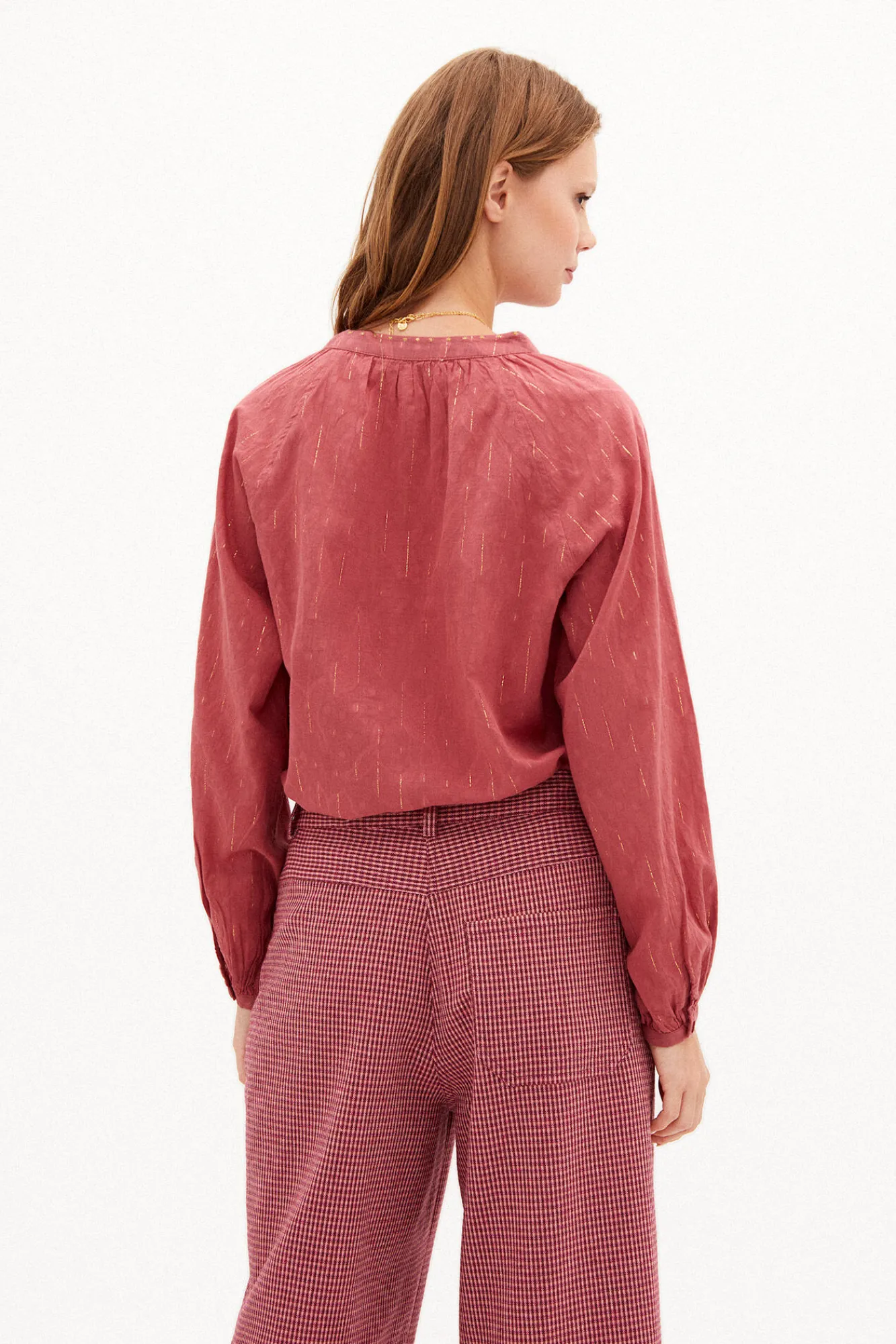 Ines Camisa Amplia Con Hilo Metalico^Hoss Intropia Online