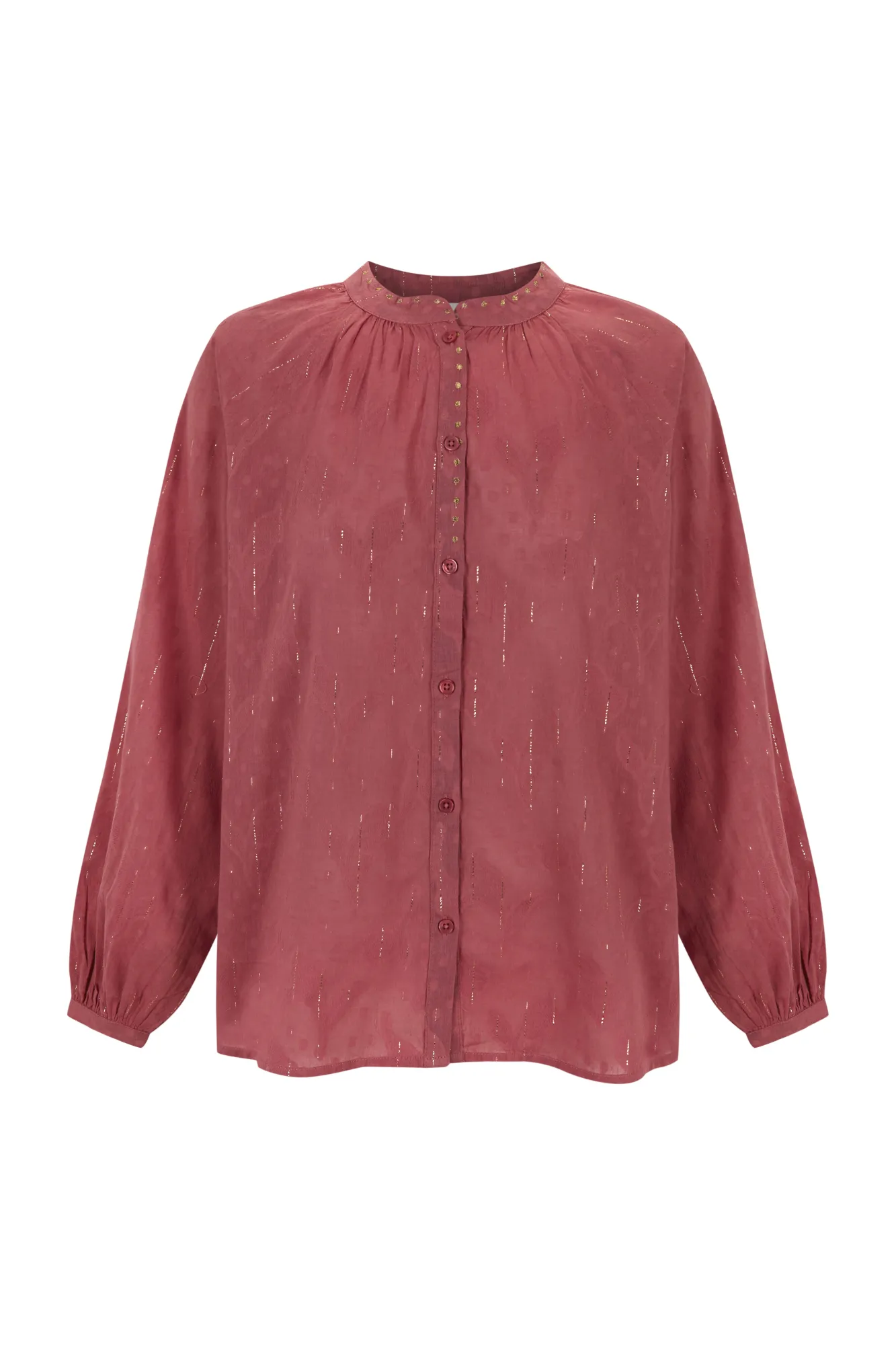 Ines Camisa Amplia Con Hilo Metalico^Hoss Intropia Online