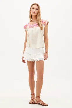 Irena. Blusa De Algodon Bordada^Hoss Intropia Cheap