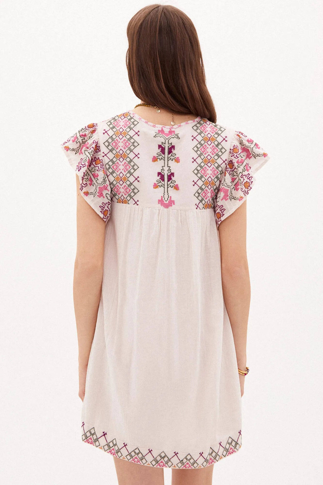 Isabella Vestido Corto Bordado^Hoss Intropia Cheap