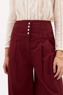 Jane Vaqueros Anchos Con Pespuntes^Hoss Intropia Shop