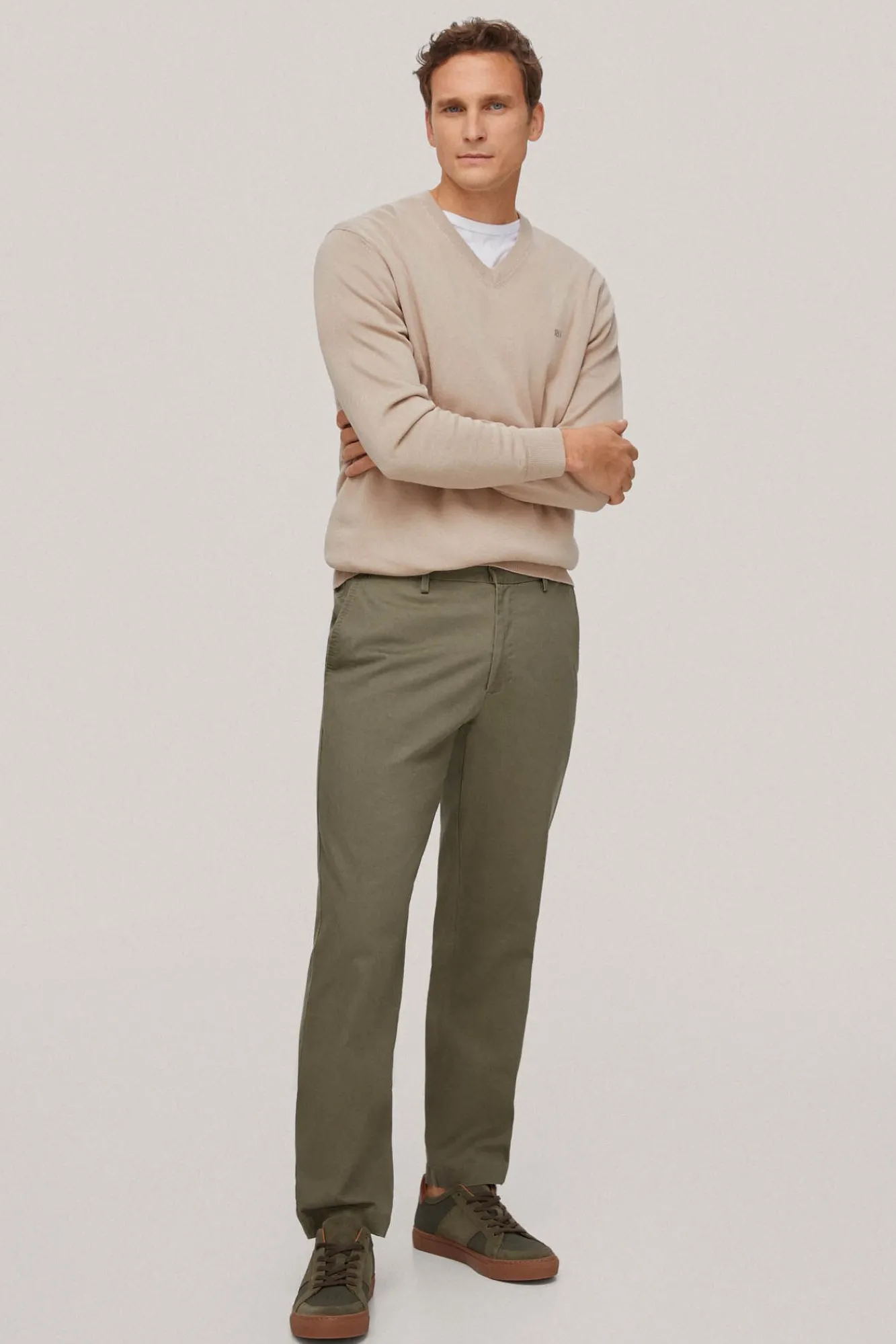 Jersey Algodon Cuello Pico Basico^Pedro del Hierro Sale