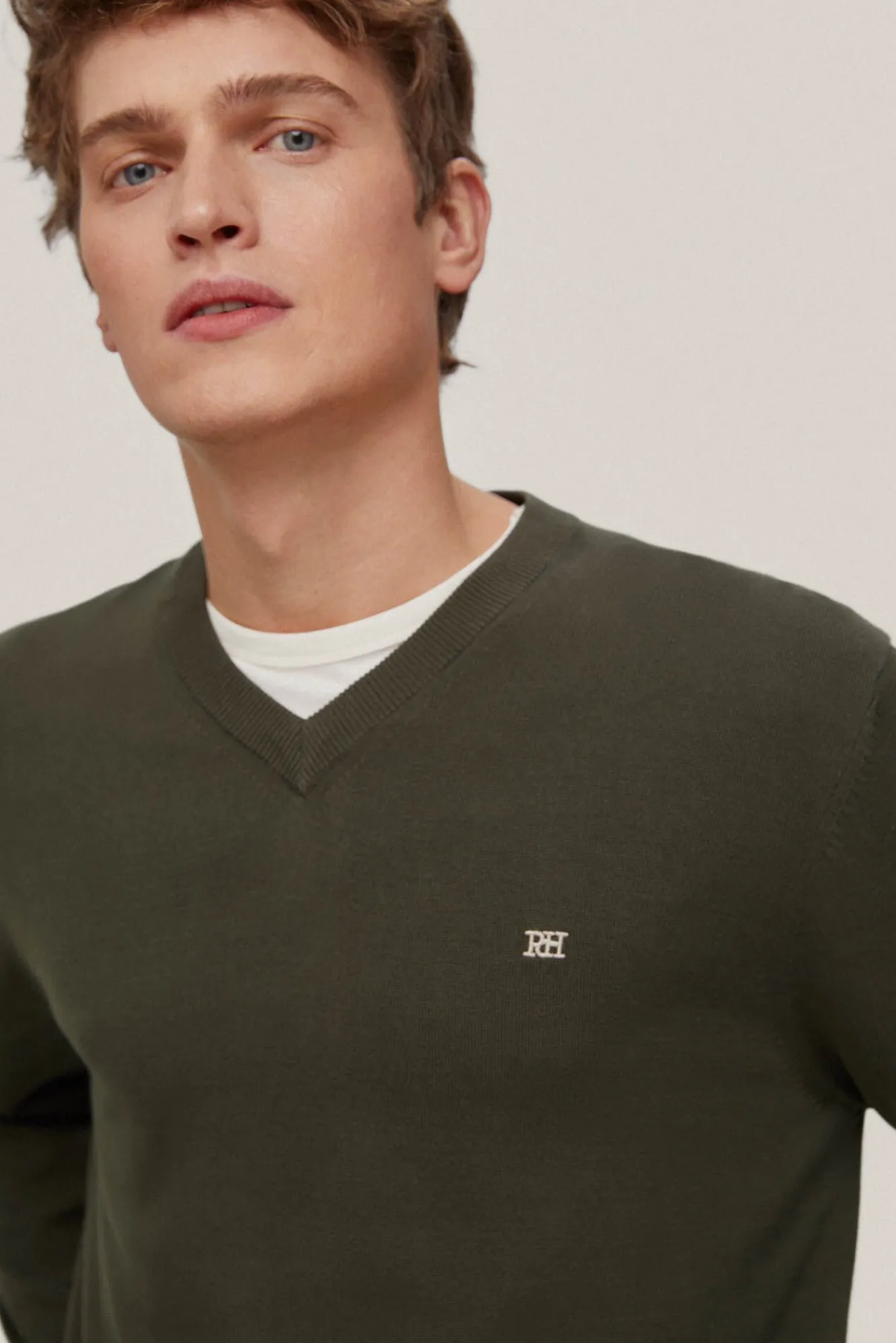 Jersey Algodon Cuello Pico Basico^Pedro del Hierro Discount