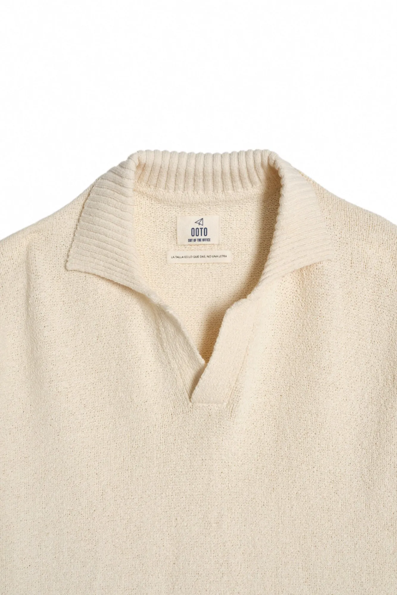 Jersey Cuello Abierto Textura^Ooto New