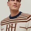 Jersey Cuello Redondo Rayas Con Logo Pecho^Pedro del Hierro Best