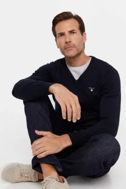Jersey De Cuello Pico^Gant Hot