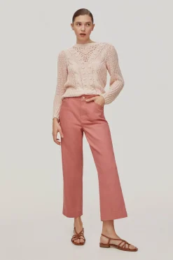 Jersey De Ochos Y Calados Manga Abullonada^Pedro del Hierro New