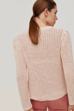 Jersey De Ochos Y Calados Manga Abullonada^Pedro del Hierro New