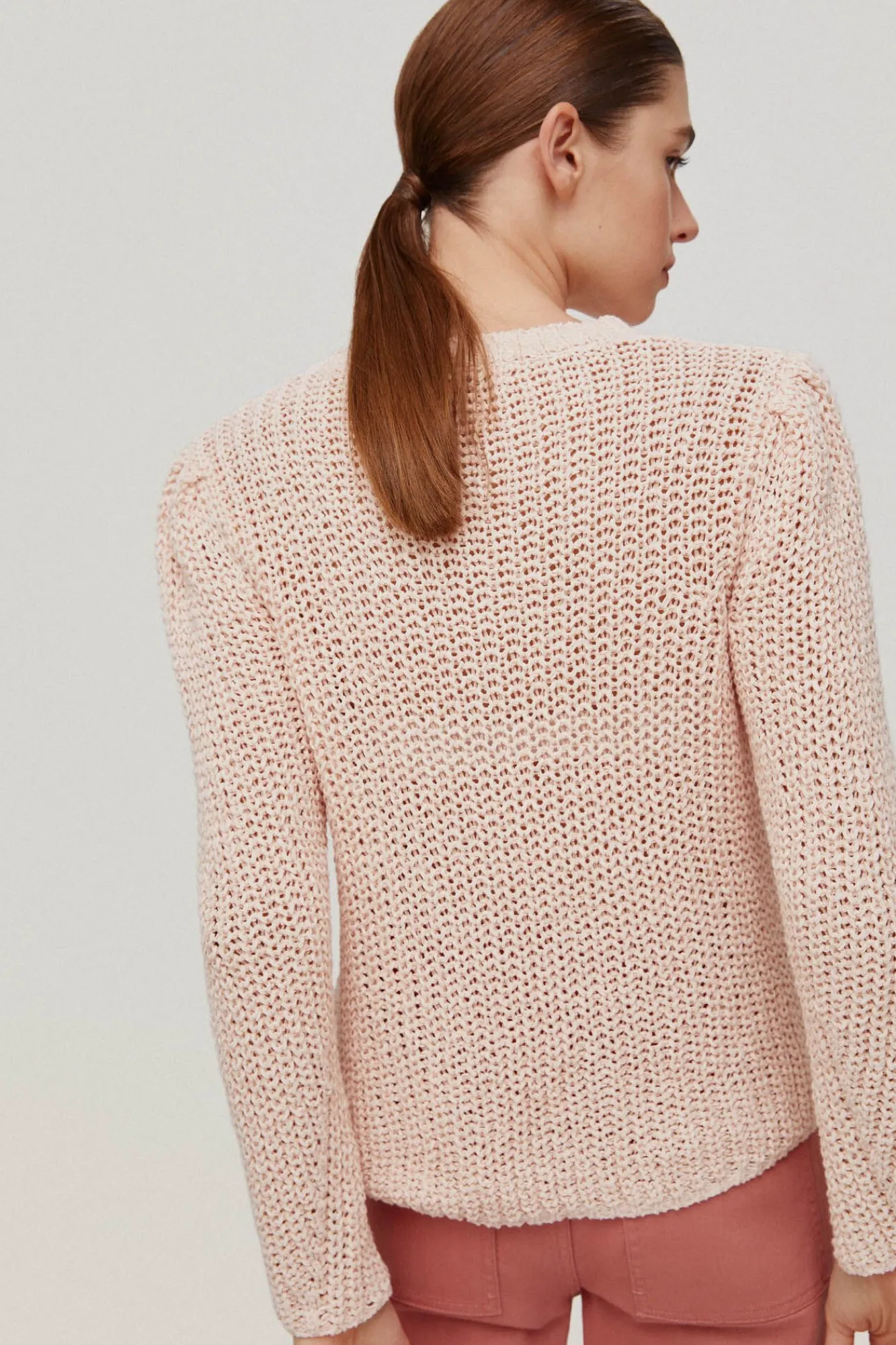 Jersey De Ochos Y Calados Manga Abullonada^Pedro del Hierro New