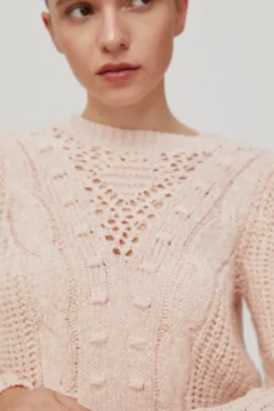 Jersey De Ochos Y Calados Manga Abullonada^Pedro del Hierro New
