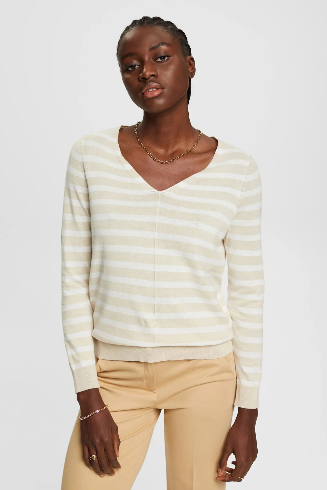 Jersey De Punto Rayas Algodon^Esprit Flash Sale