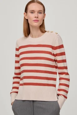 Jersey De Rayas Con Boton Joya^Pedro del Hierro Cheap