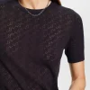 Jersey Entallado Monocolor Con Lino^Esprit Discount