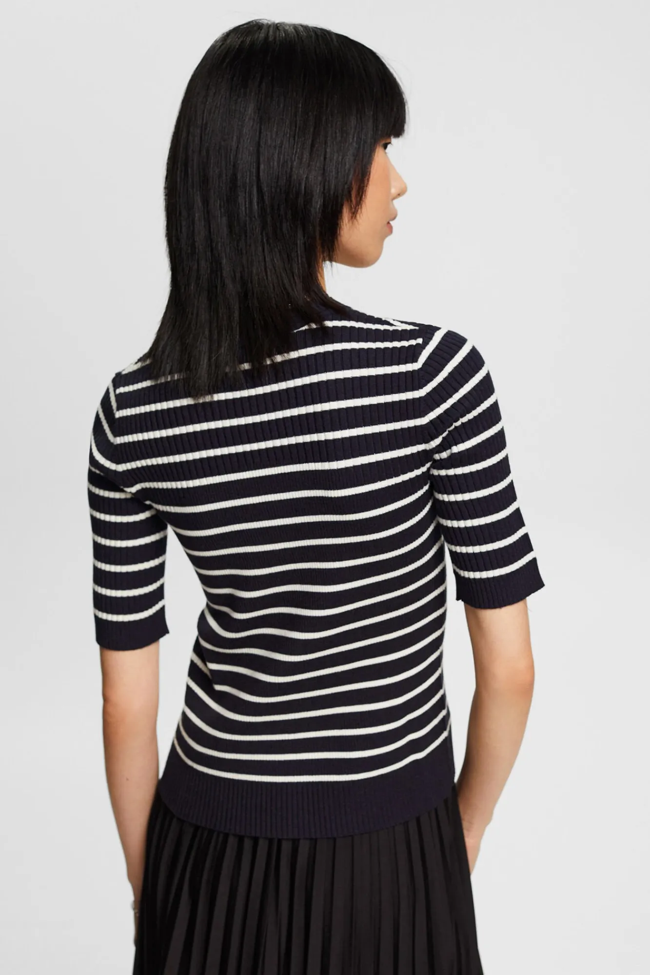 Jersey Entallado Rayas Punto Canale^Esprit Clearance