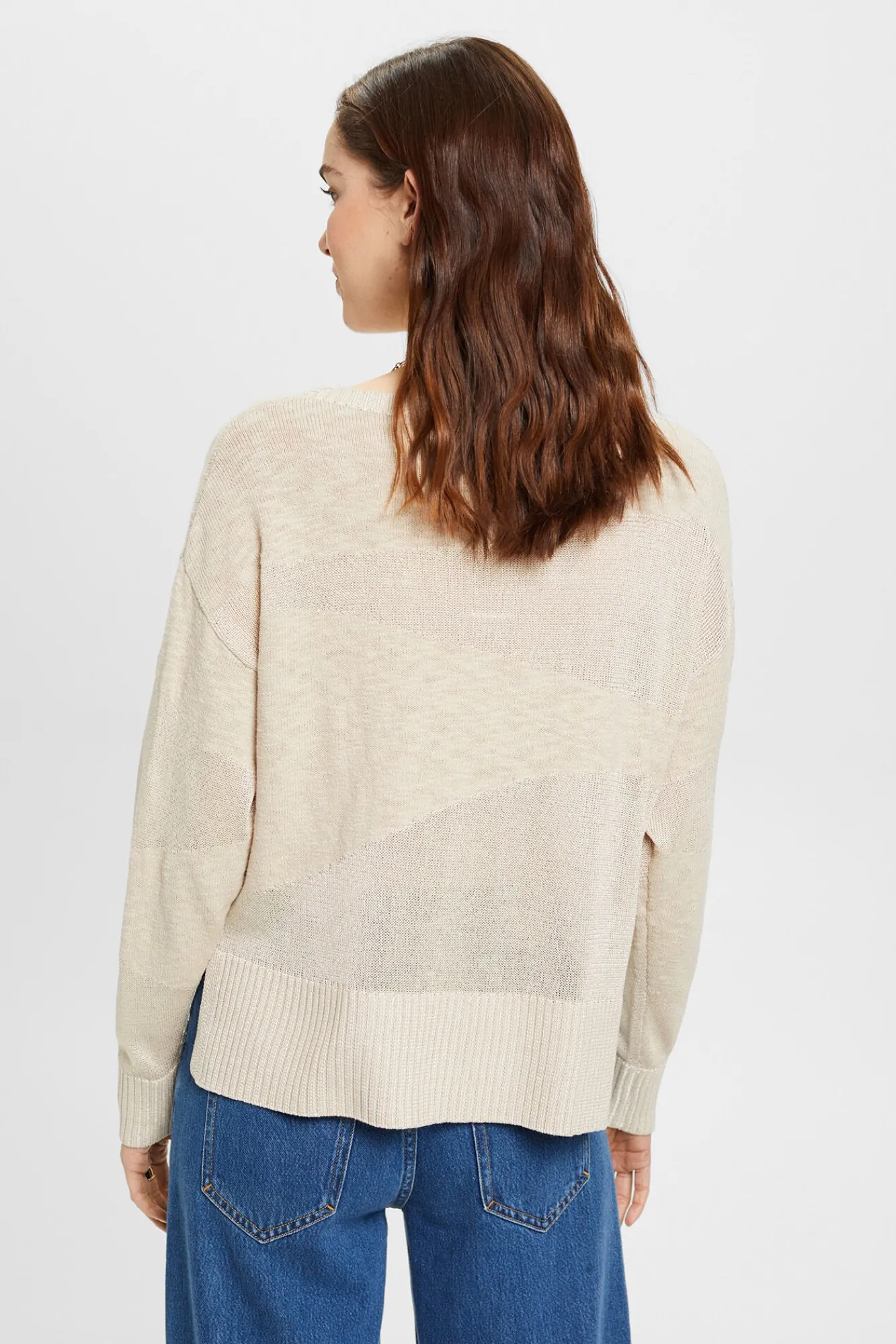 Jersey Holgado Color Block Viscosa^Esprit Cheap
