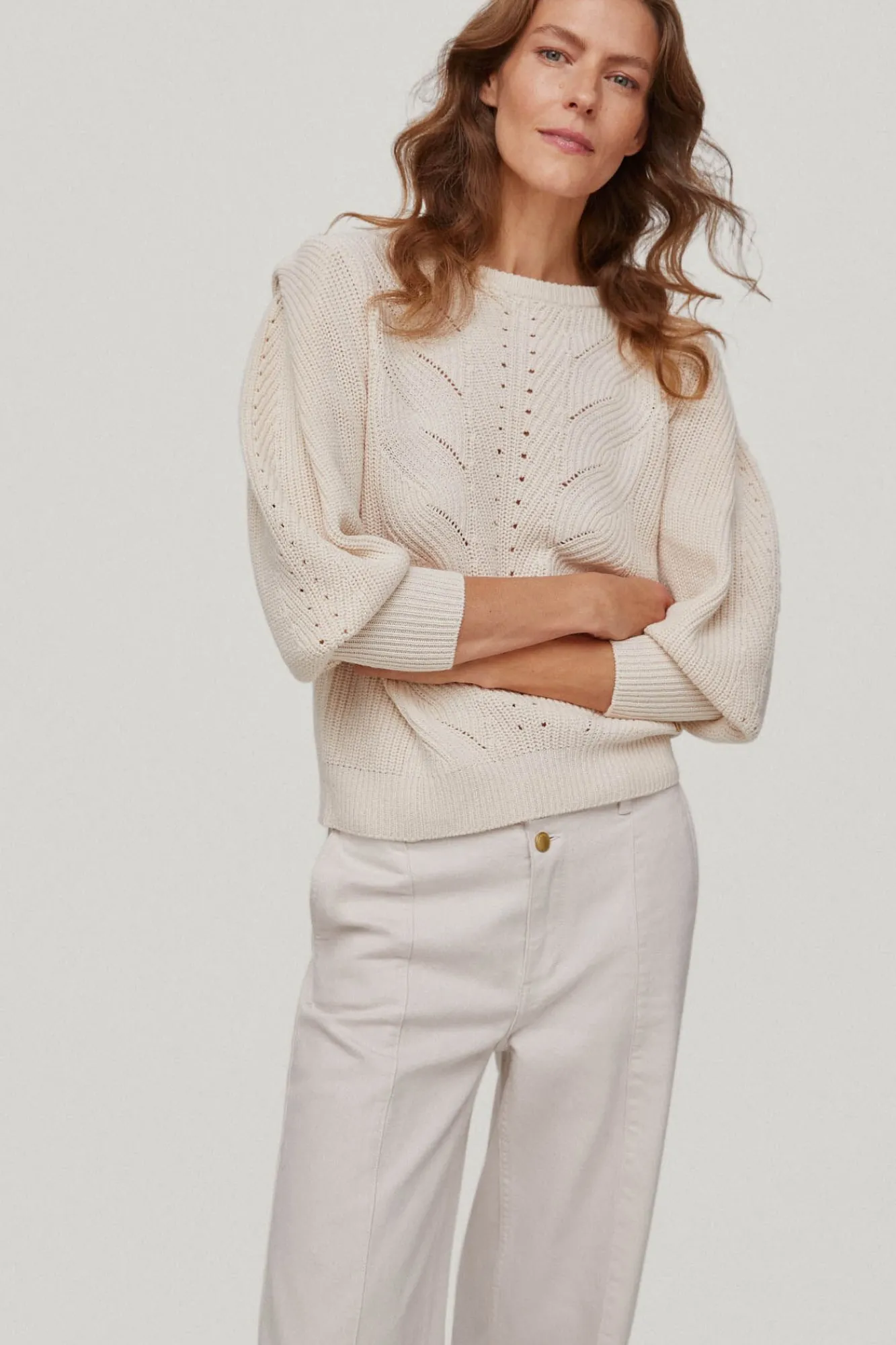 Jersey Manga Abullonada Con Efecto Hombrera^Pedro del Hierro Fashion