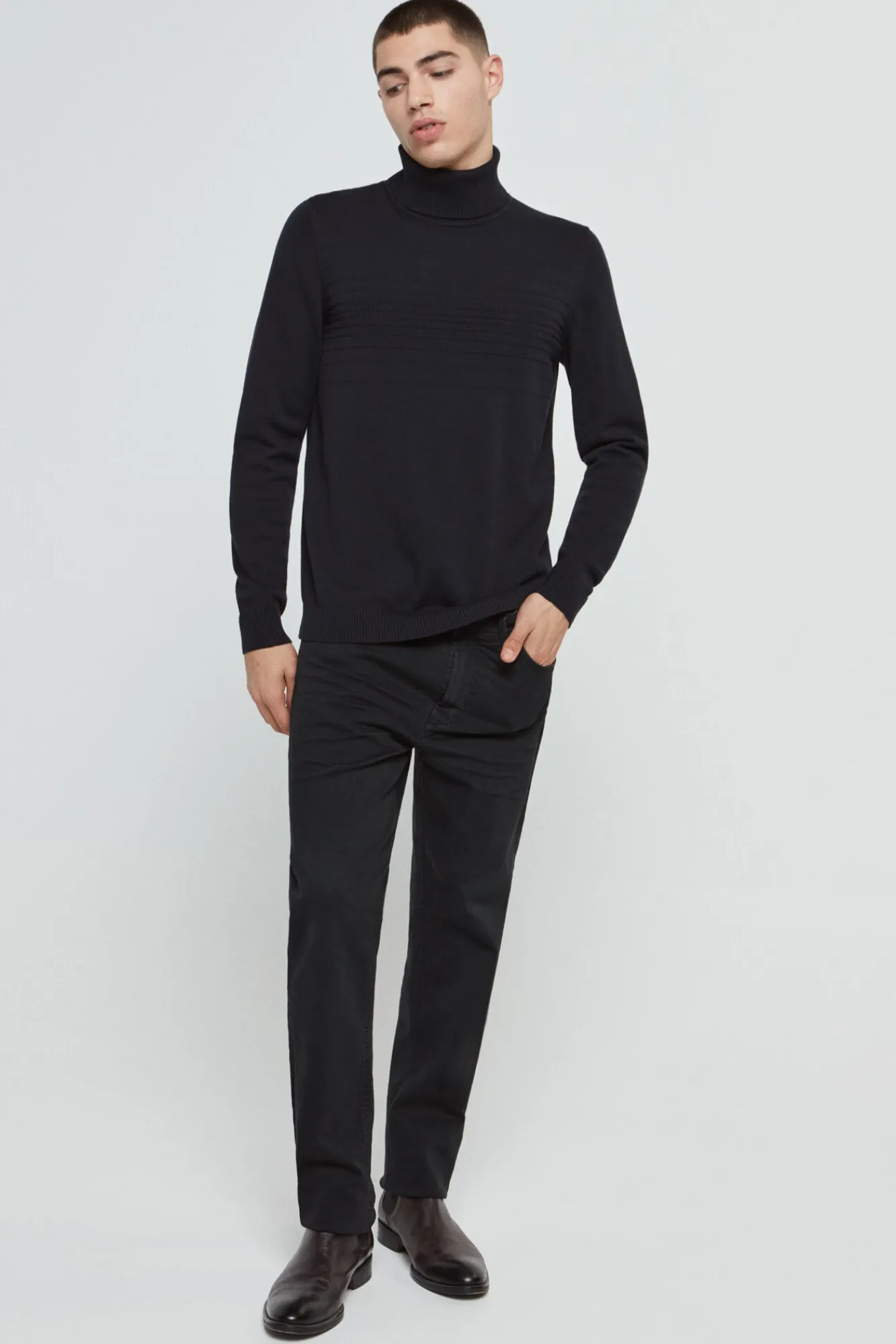 Jersey Manga Larga Cuello Vuelto^HUGO Fashion