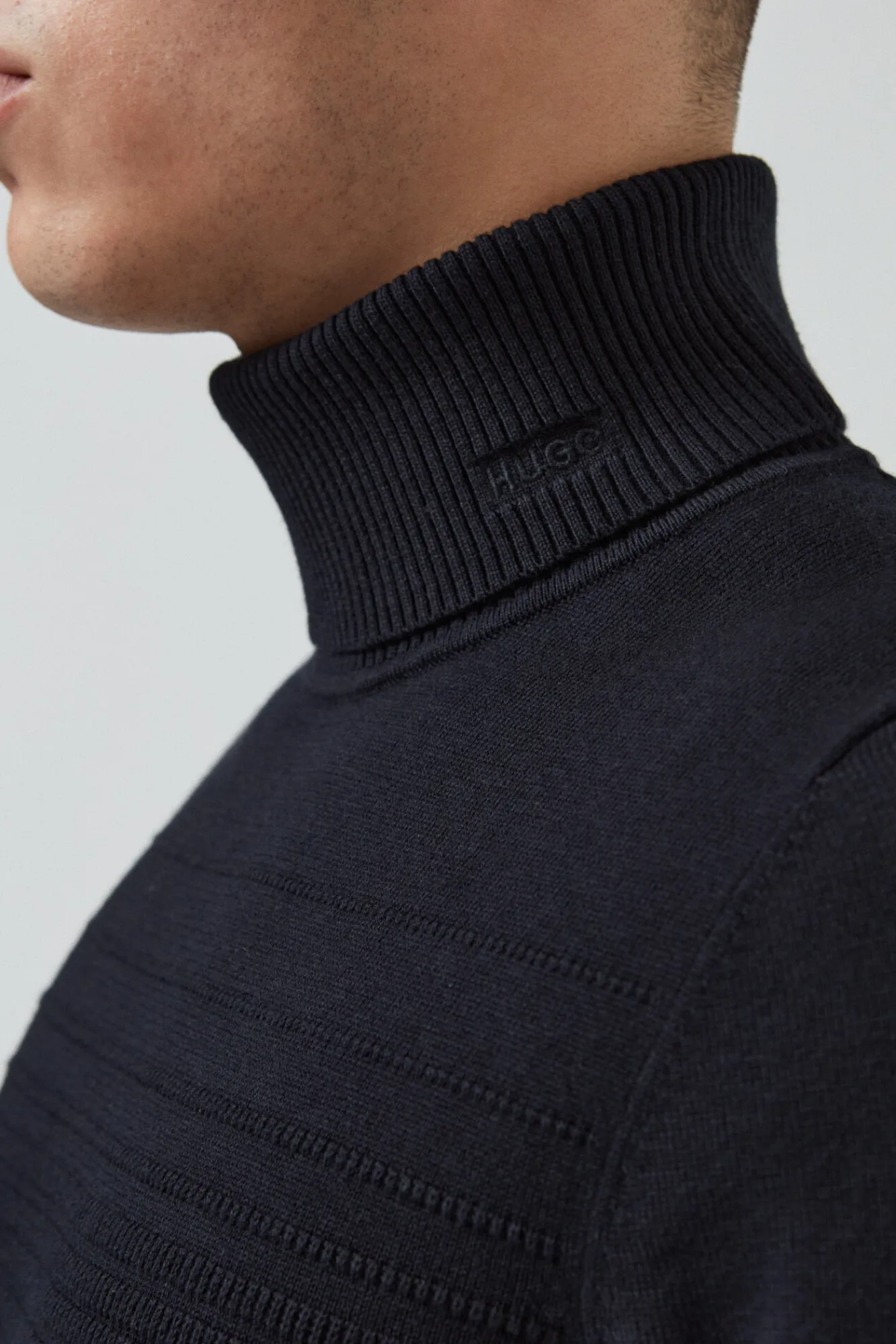 Jersey Manga Larga Cuello Vuelto^HUGO Fashion