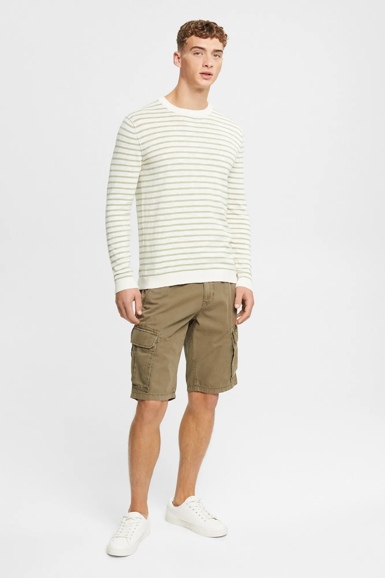 Jersey Rayas Con Lino^Esprit Cheap