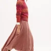 Joanna Falda Midi Con Efecto Lavado^Hoss Intropia Online