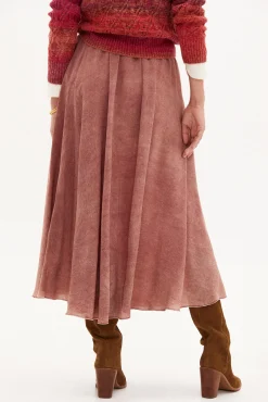 Joanna Falda Midi Con Efecto Lavado^Hoss Intropia Online