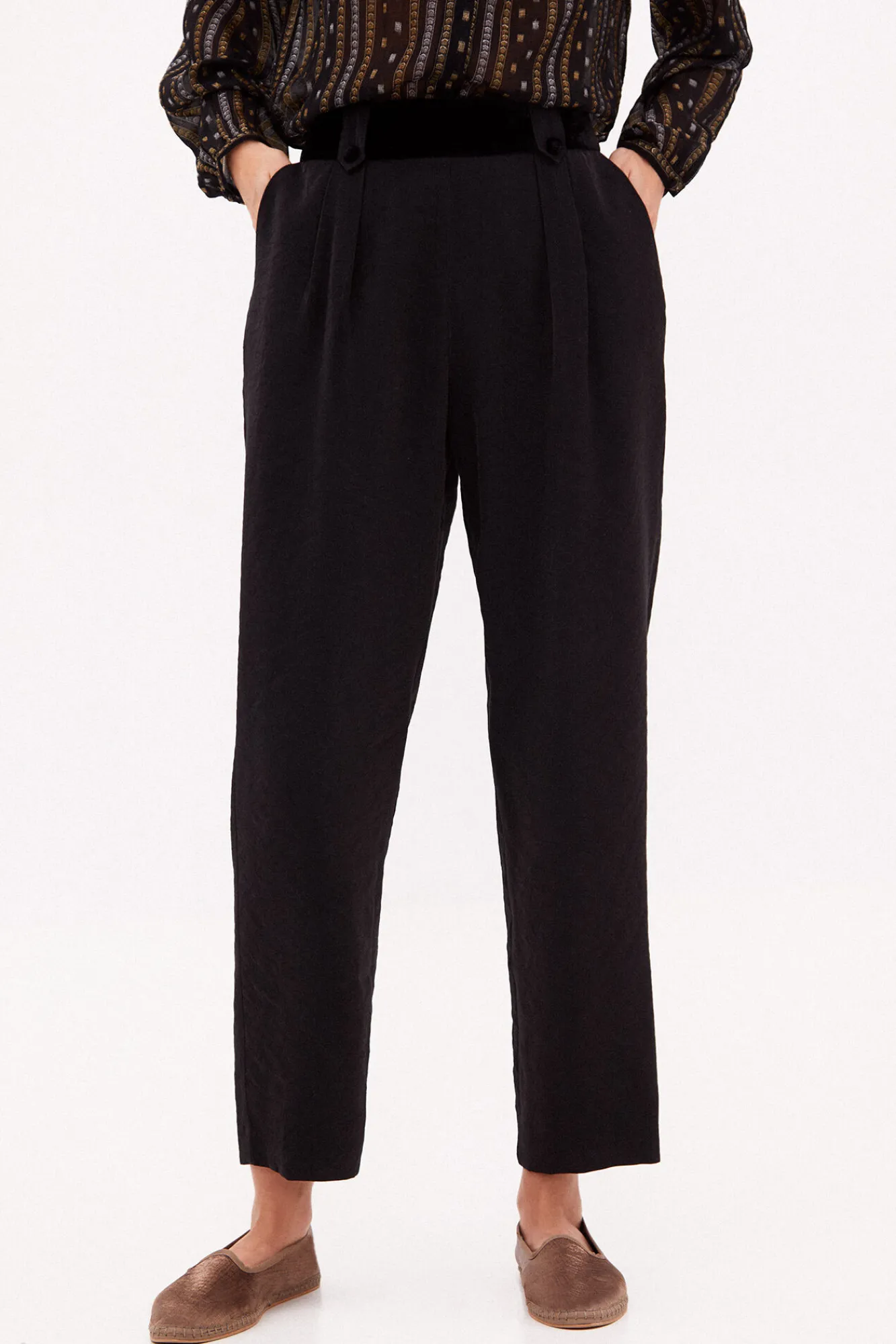 Jolie Pantalon Satinado Con Botones^Hoss Intropia Online