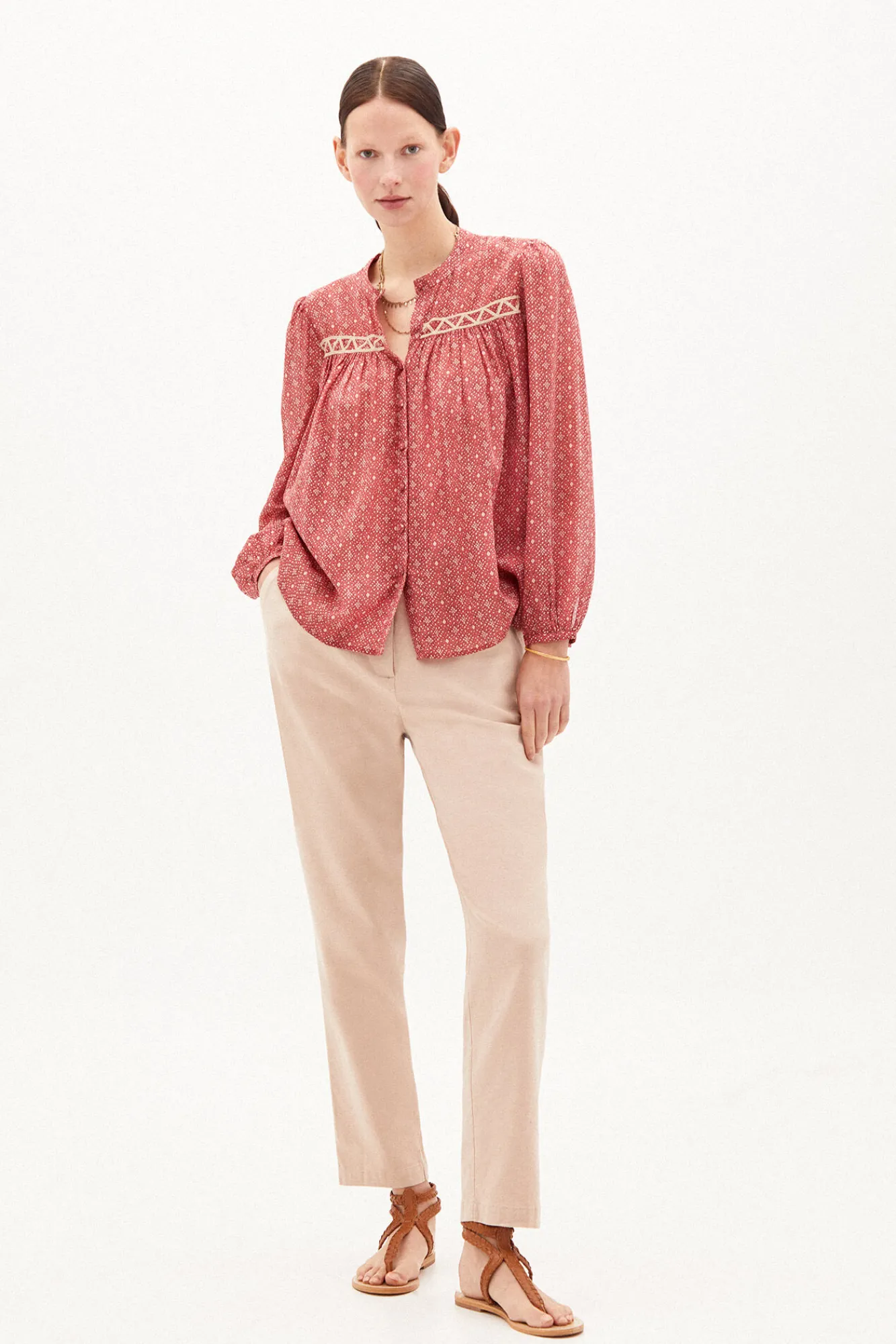 Julieta Pantalon Rustico Con Pinzas^Hoss Intropia Fashion